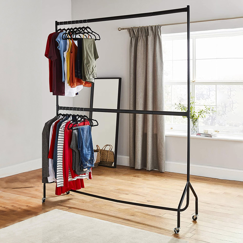 House of Home Heavy Duty Two-Tier Clothes Rail 6 x 7ft Image 2