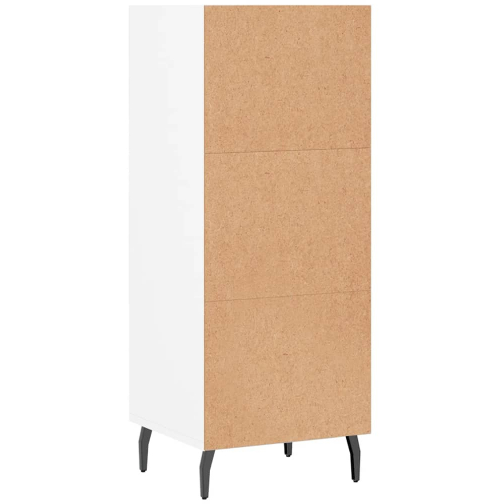 vidaXL 3 Shelf White Sideboard Image 6