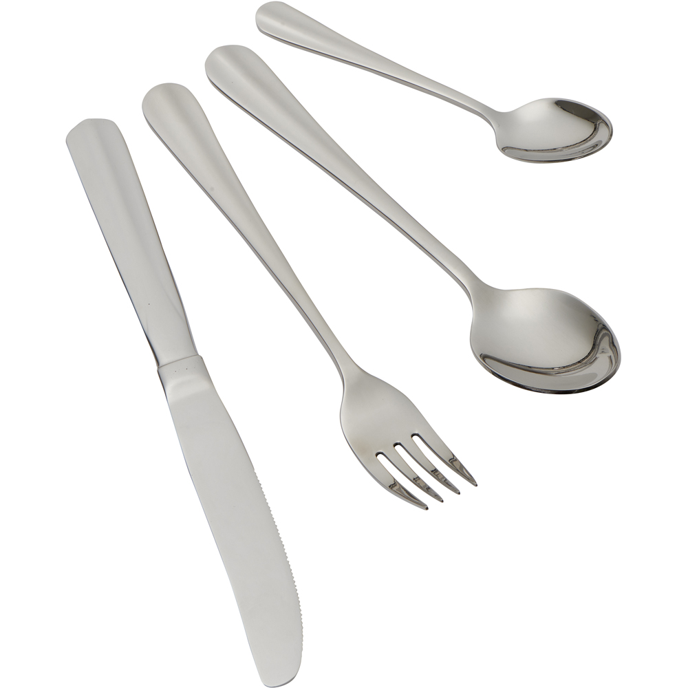Wilko 16 Pieces Luxe Stainless Steel Cutlery Set Wilko