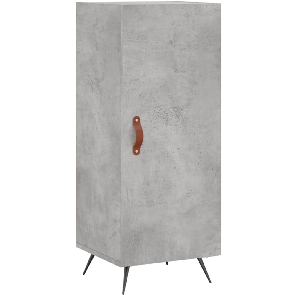 vidaXL 2 Door Concrete Grey Highboard Image 7