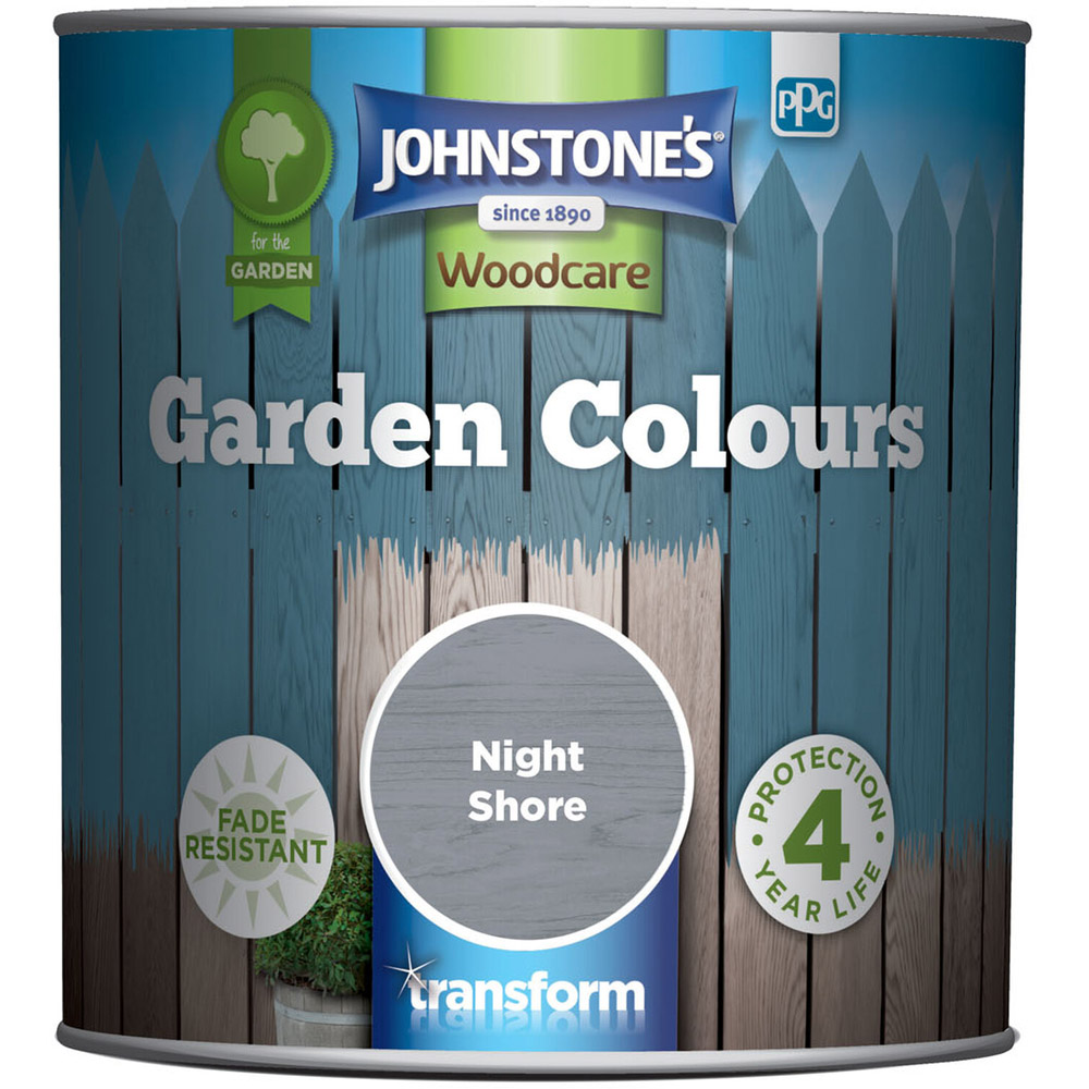Johnstone's Woodcare Night Shore Garden Colours Paint 1L Image 2