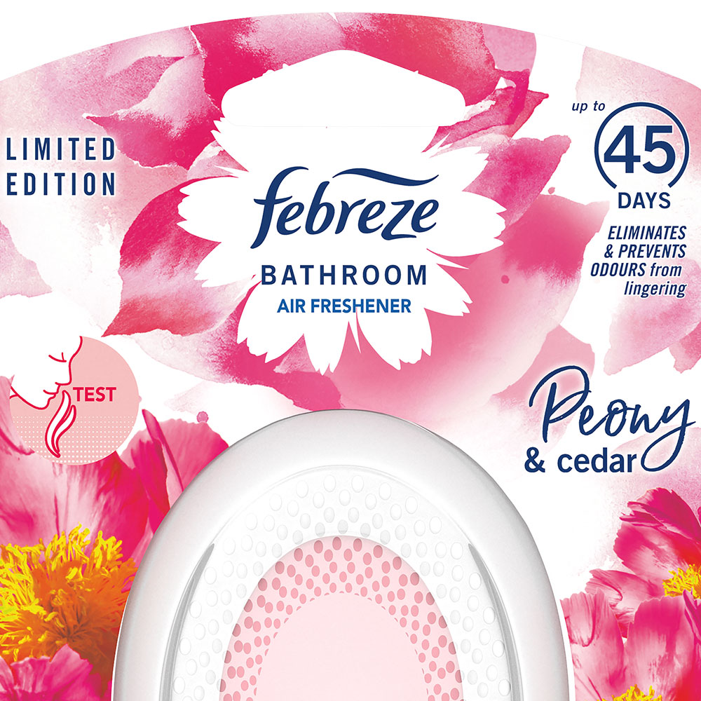 Febreze Peony and Cedar Bathroom Air Freshener 1ct Image 2