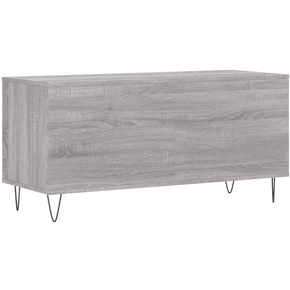 vidaXL 6 Shelf Grey Sonoma Record Cabinet Image 6