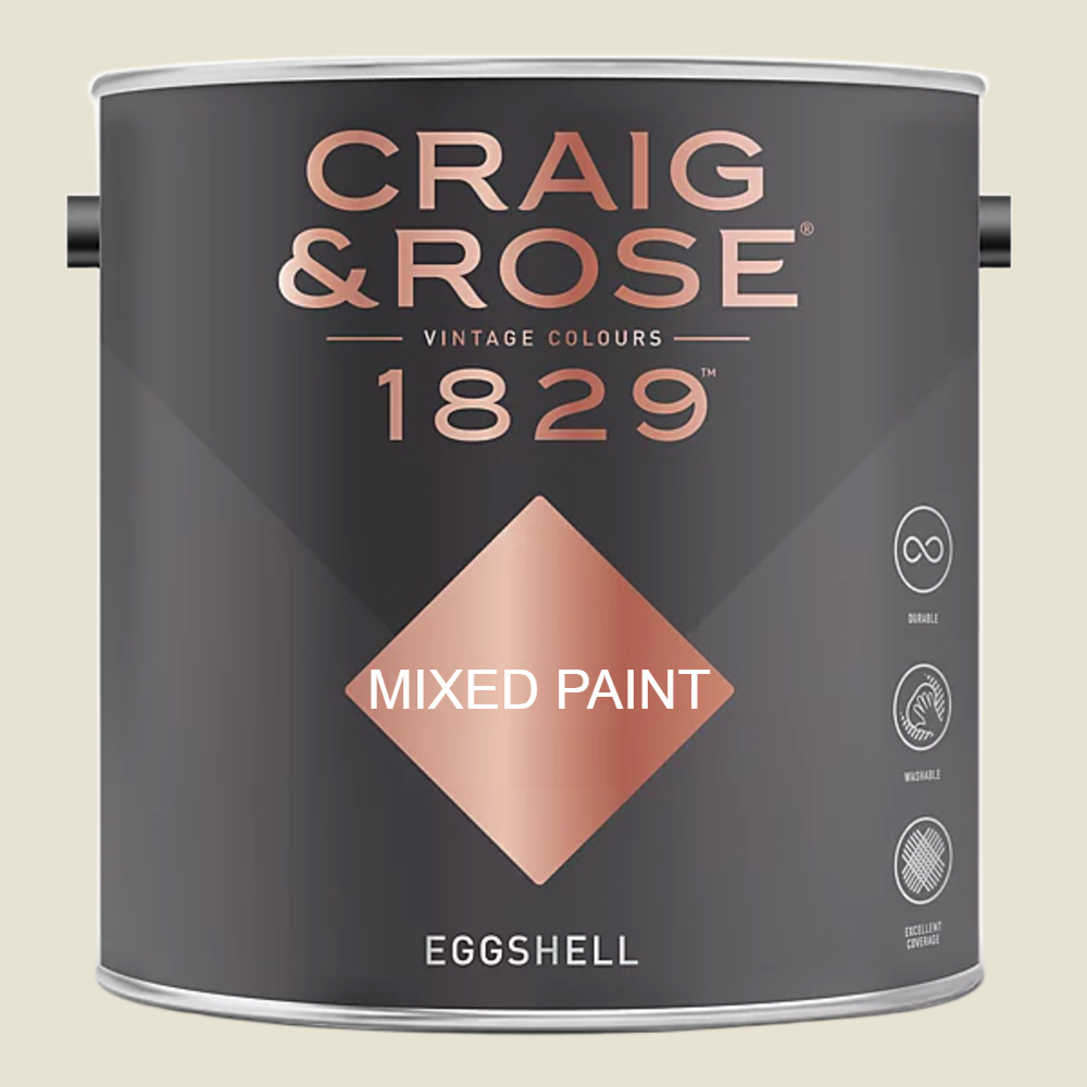 Craig & Rose 1829 Vintage Walls Wood and Metal Parchment Eggshell Paint 2.5L Image 2