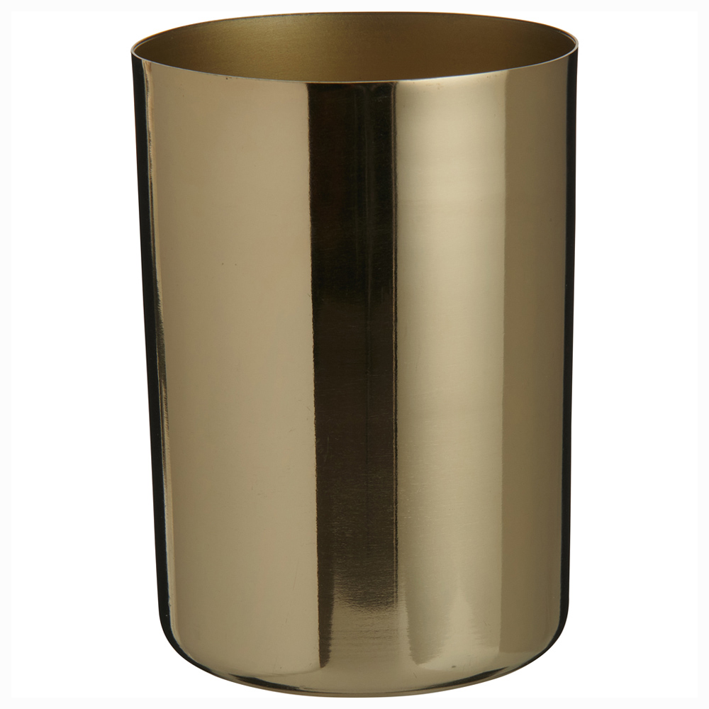 Wilko Gold Metal 2 Wick Candle Image 2