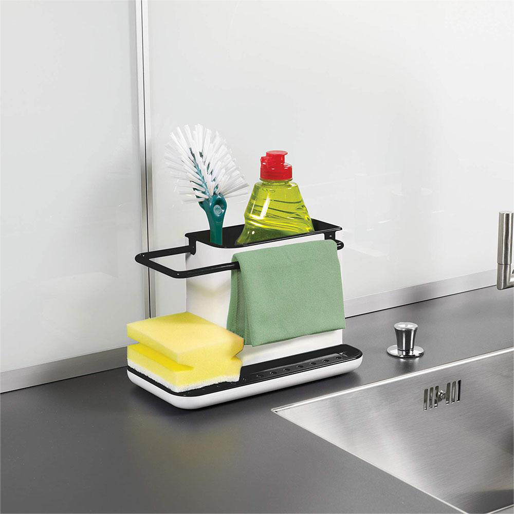 Living And Home Kitchen Sponge Cloth Holder Sink Caddy Organiser Image 5