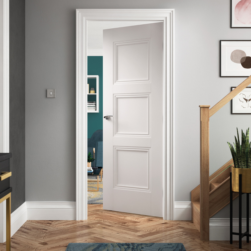JB Kind Catton White Primed Internal Door 1981 x 838mm Image 2