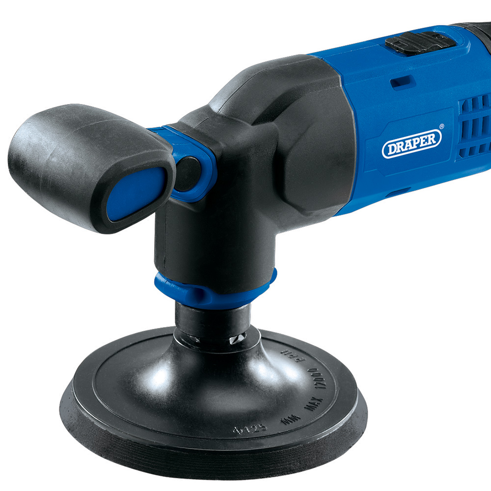 Draper D20 20V 125mm Dual Action Polisher Bare Unit Image 2