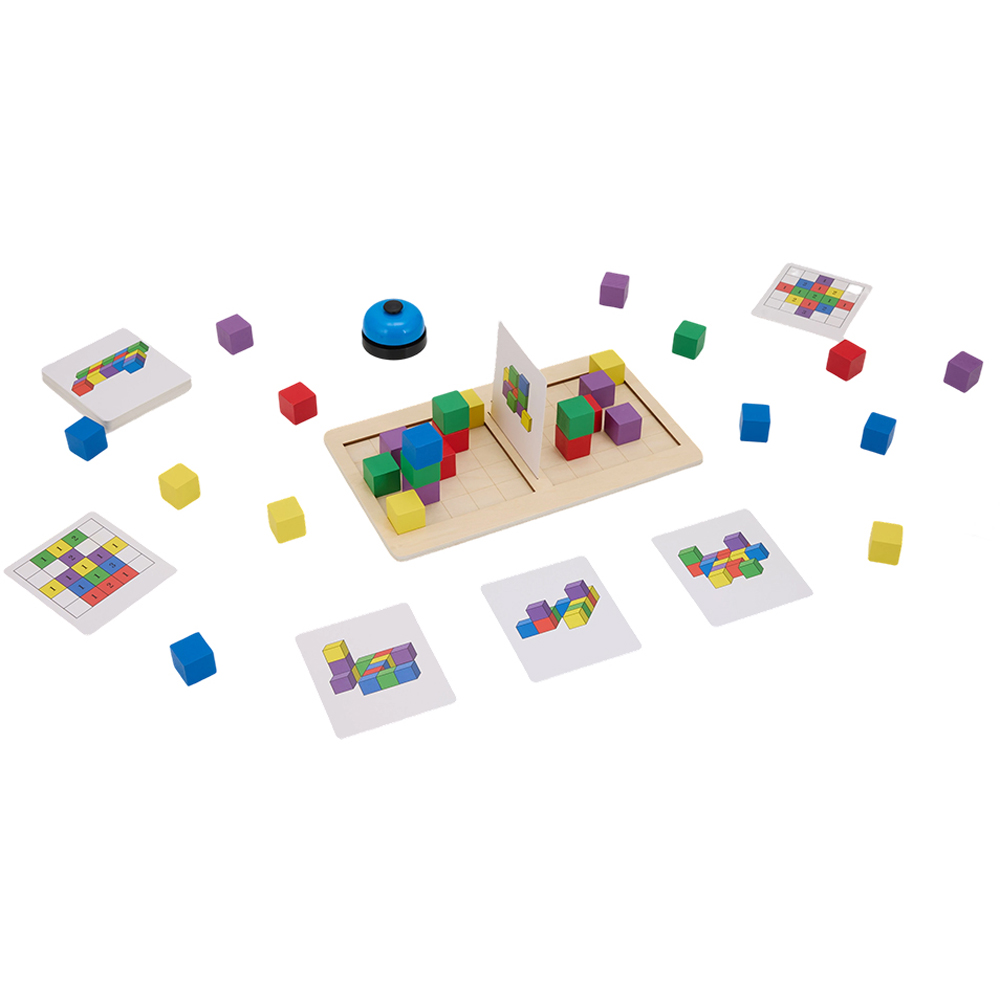 H&O Direct 2 Player Wooden Interactive Building Block Game Image 2