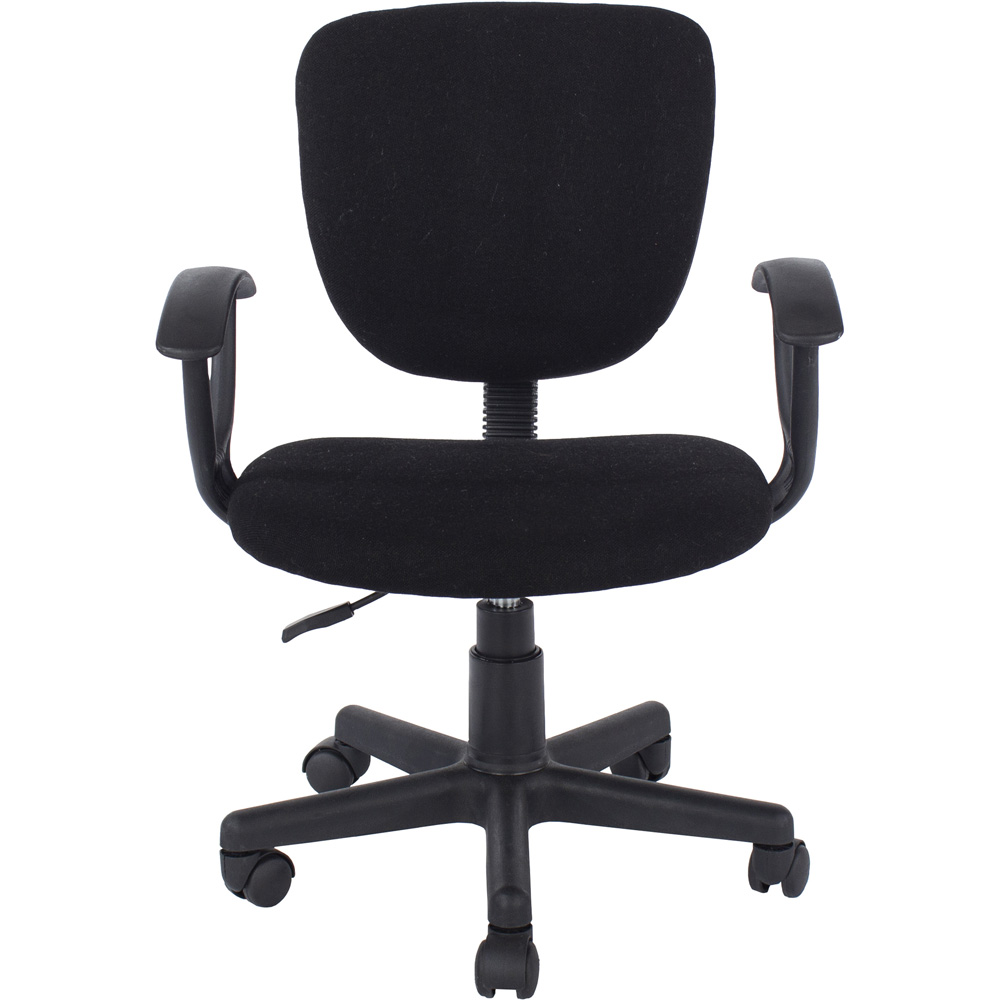 Loft Black Swivel Home Office Chair Image 2