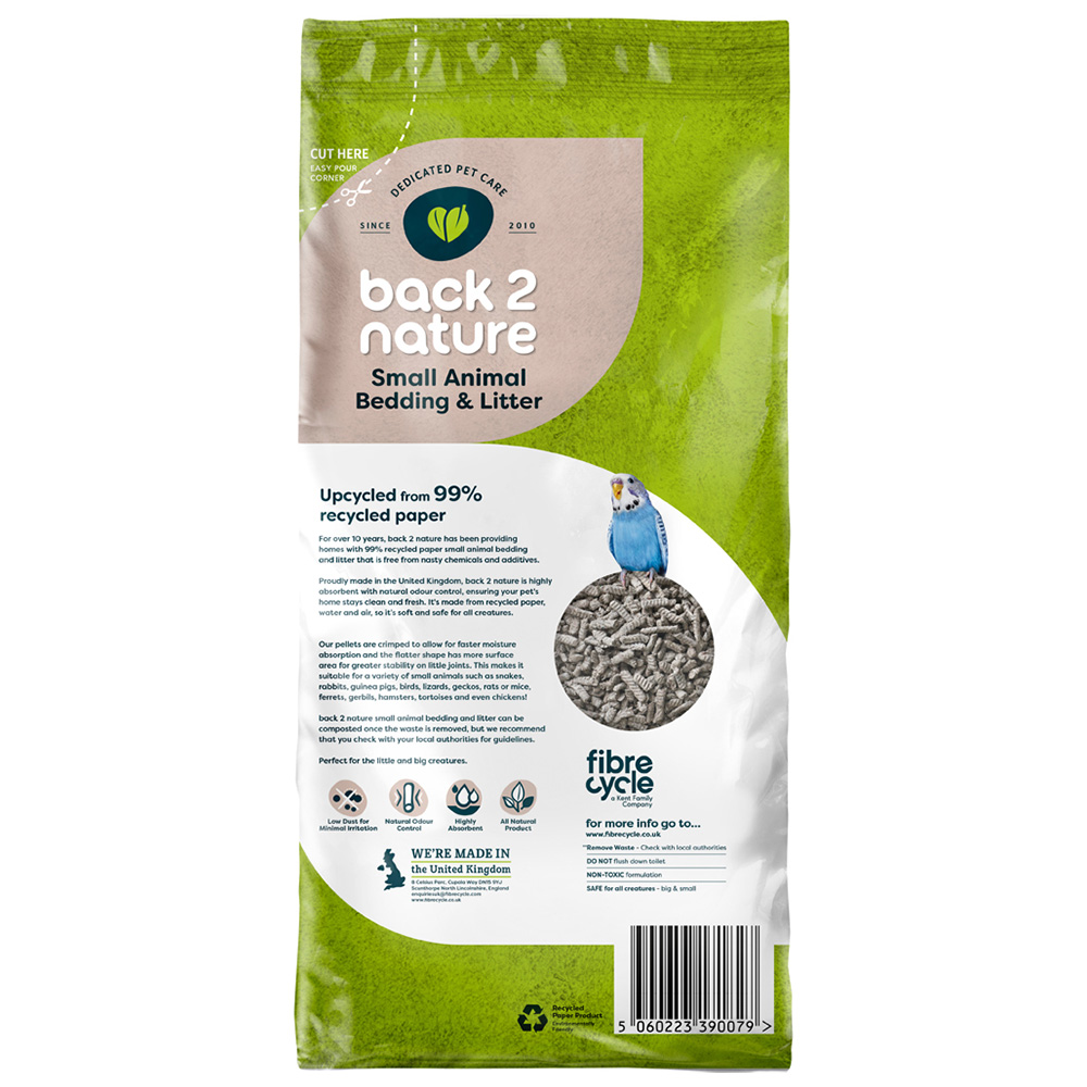 Back 2 Nature Small Animal Bedding and Litter 10L Image 4