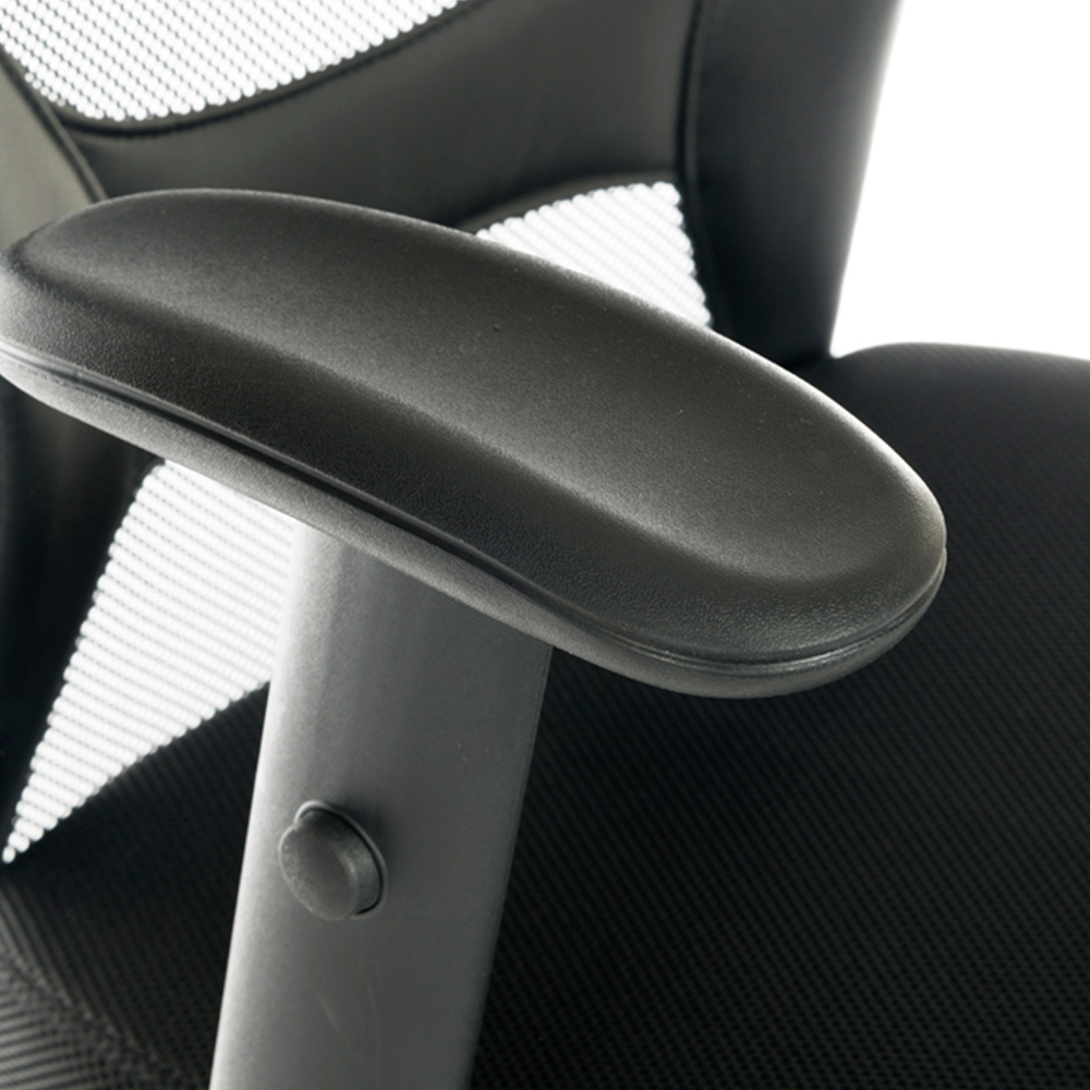Teknik Mistral Black Mesh Swivel Office Chair Image 5