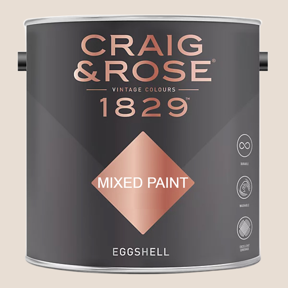 Craig & Rose 1829 Vintage Walls Wood and Metal Broken White Eggshell Paint 2.5L Image 2