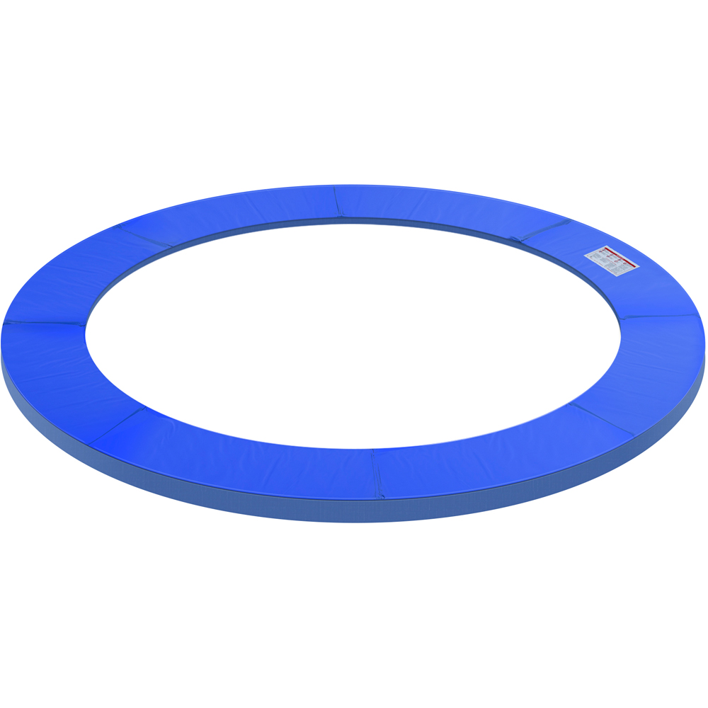 HOMCOM 8ft Blue Trampoline Surround Safety Replacement Foam Pad Image 1