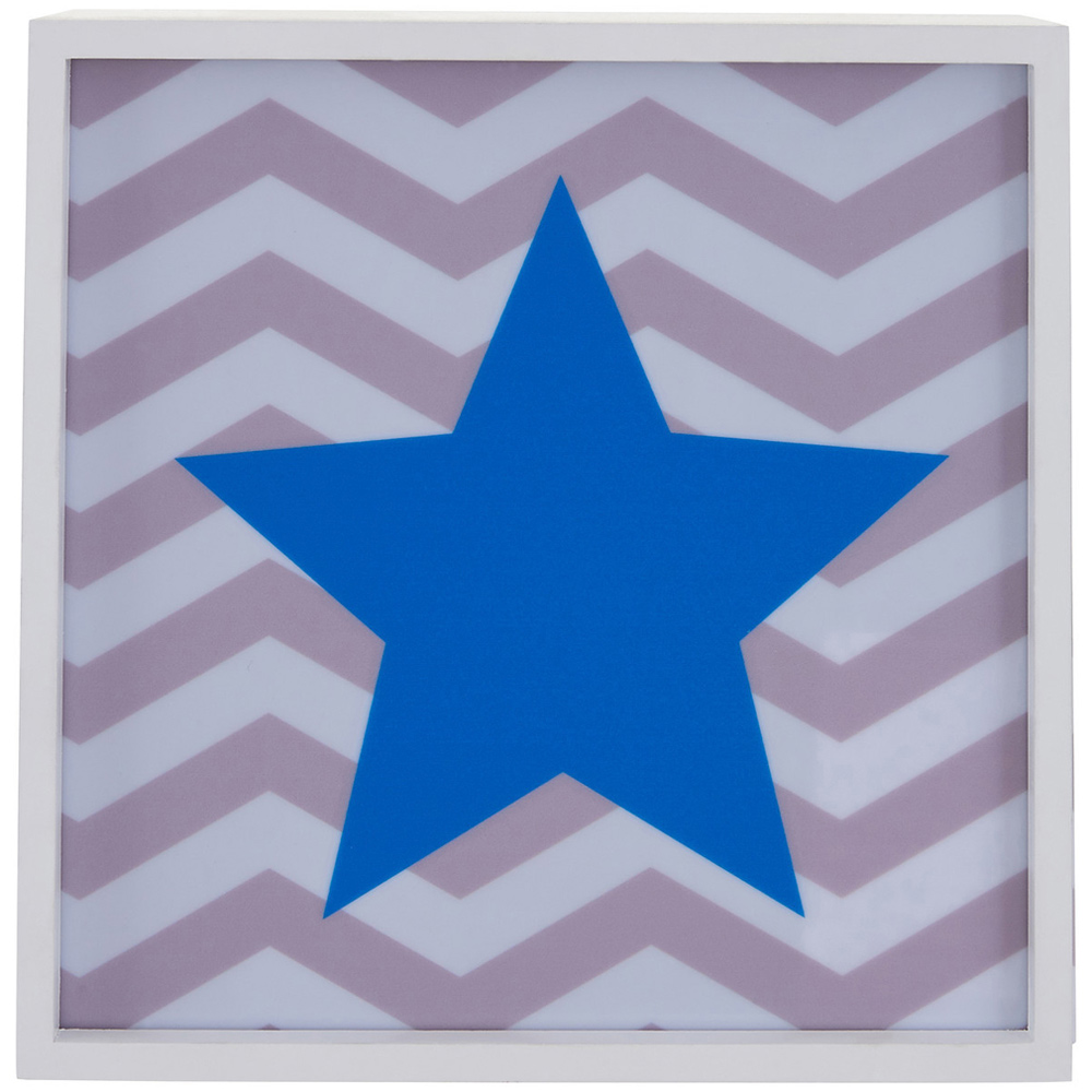 Premier Housewares Blue Star LED Light Box Image 3