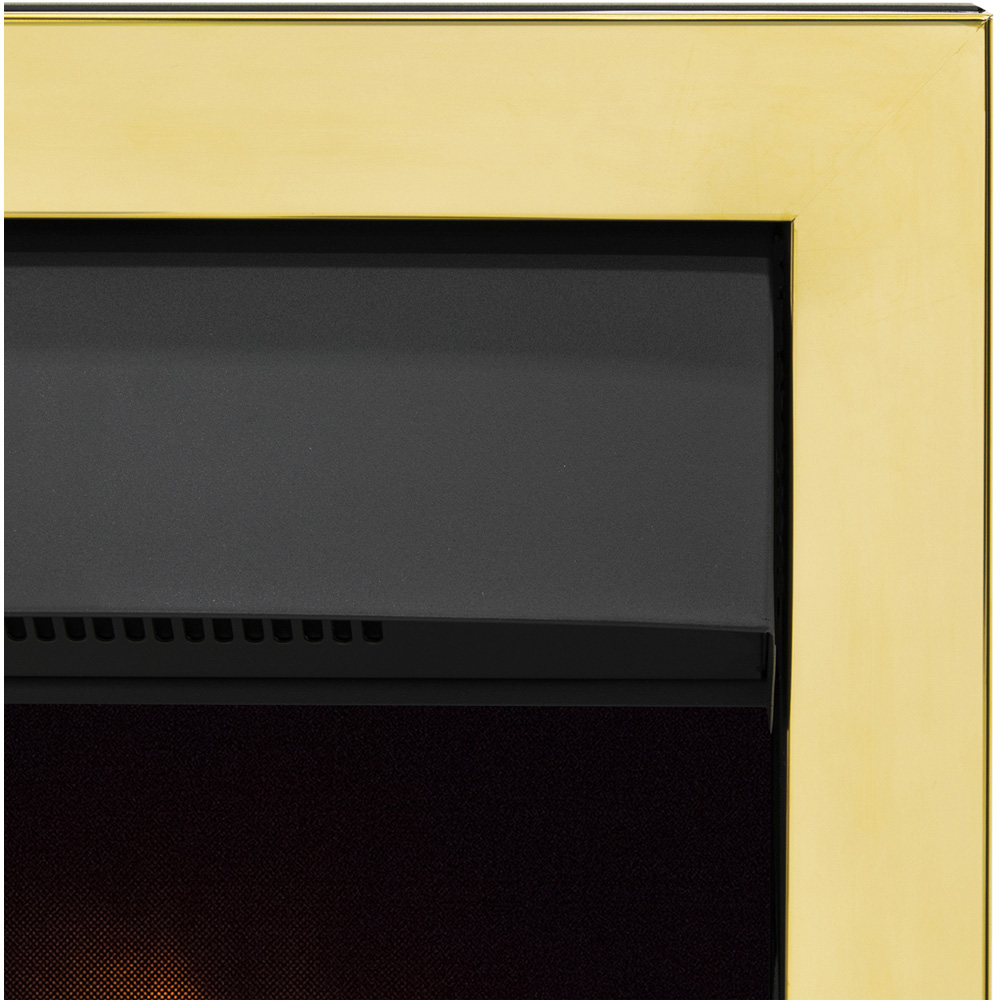 Adam Blenheim Brass Electric Inset Fire Image 6
