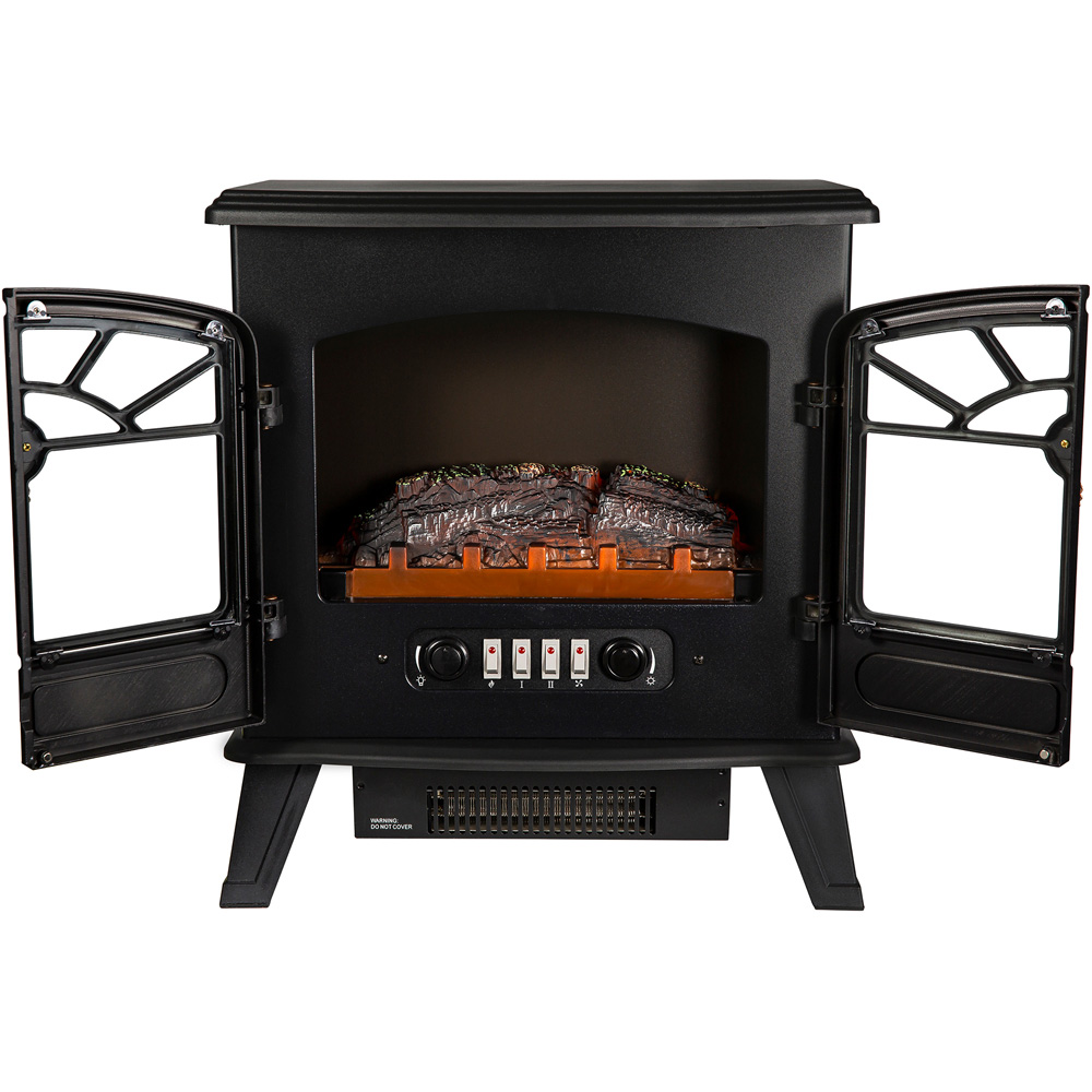 Russell Hobbs RHEFSTV2003B Black Electric Stove Fire 1850W Image 5