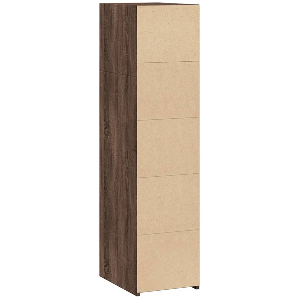 vidaXL 4 Shelf Brown Oak Highboard Image 6