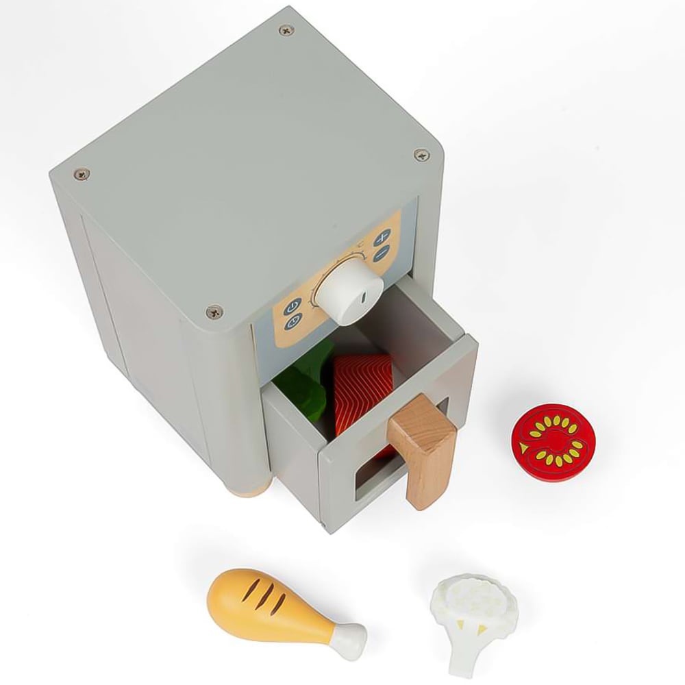 Bigjigs Toys Kids Wooden Kitchen Accessory Playset Image 2