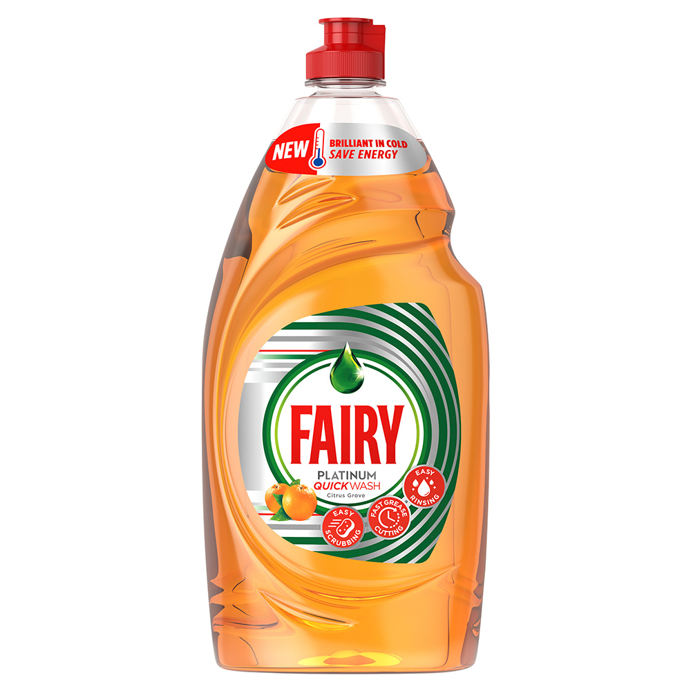 Fairy Platinum Orange Washing Up Liquid 870ml   Image 1