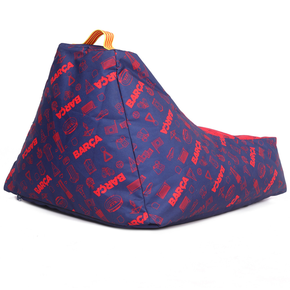 Kaikoo Barcelona Blue and Red Print Kids Tripod Chair Image 5