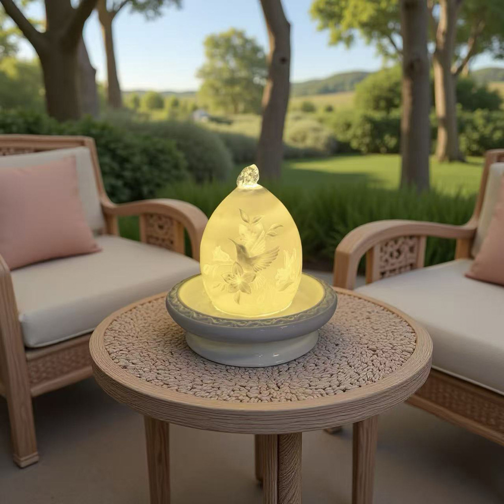 Avilo 3D Water Fountain with Light Image 5
