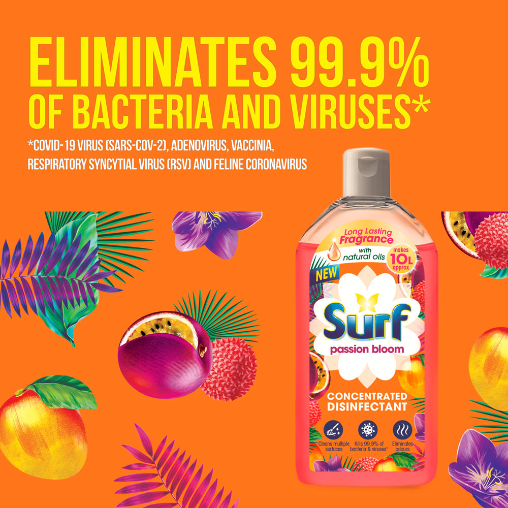 Surf Passion Bloom Concentrated Disinfectant 240ml Image 6