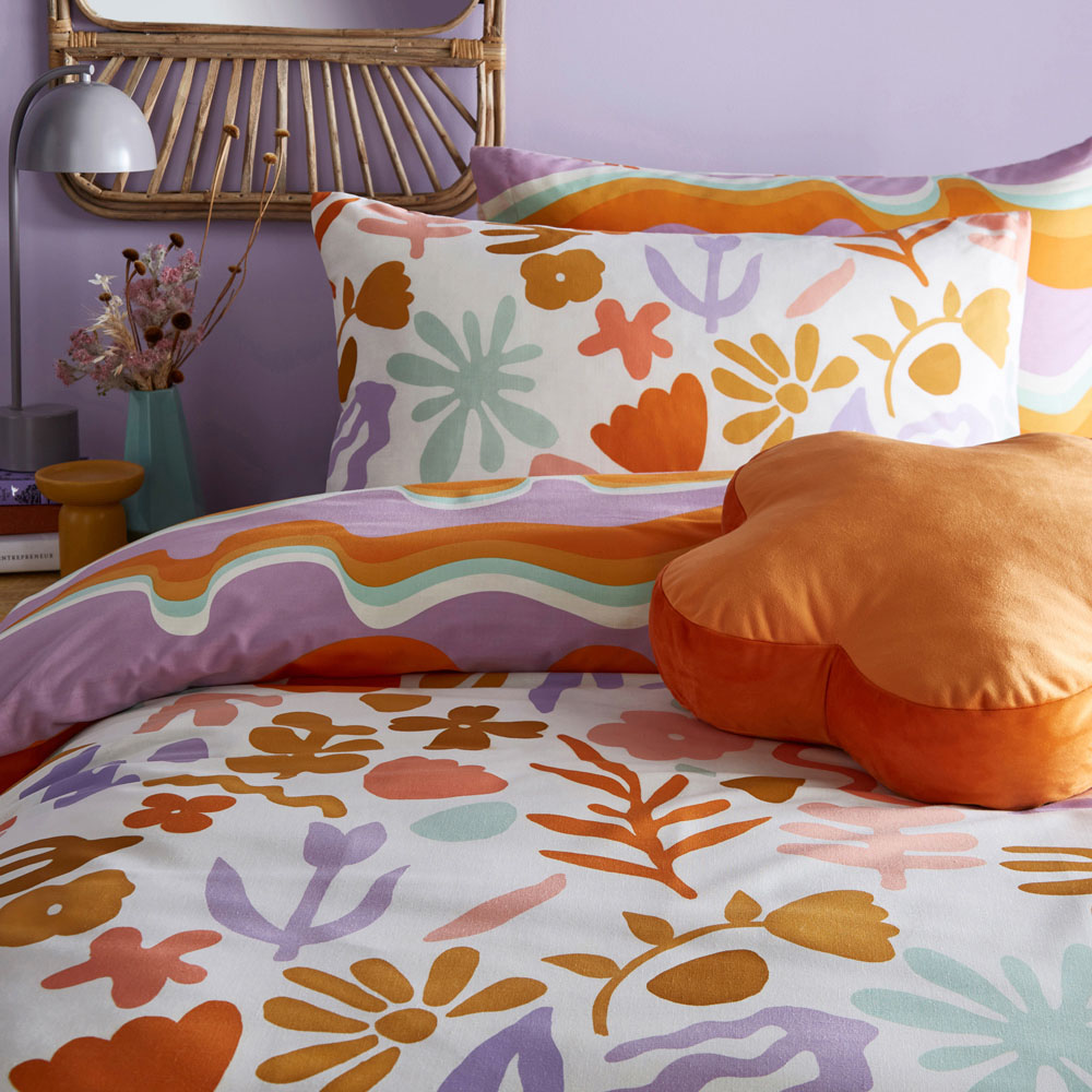 furn. Amelie Single Multicolour Duvet Set Image 3