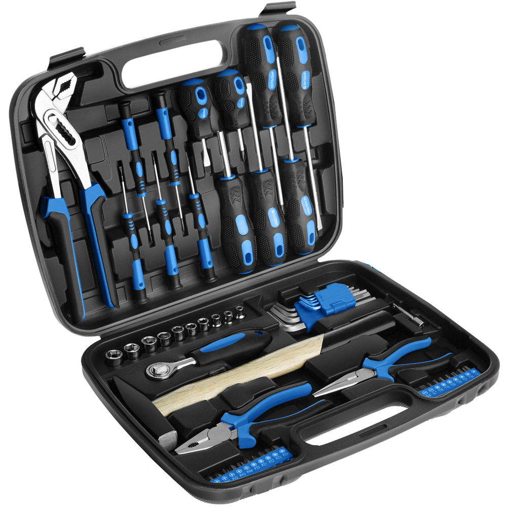 tectake Luigi 57 Piece Tool Box Image 1