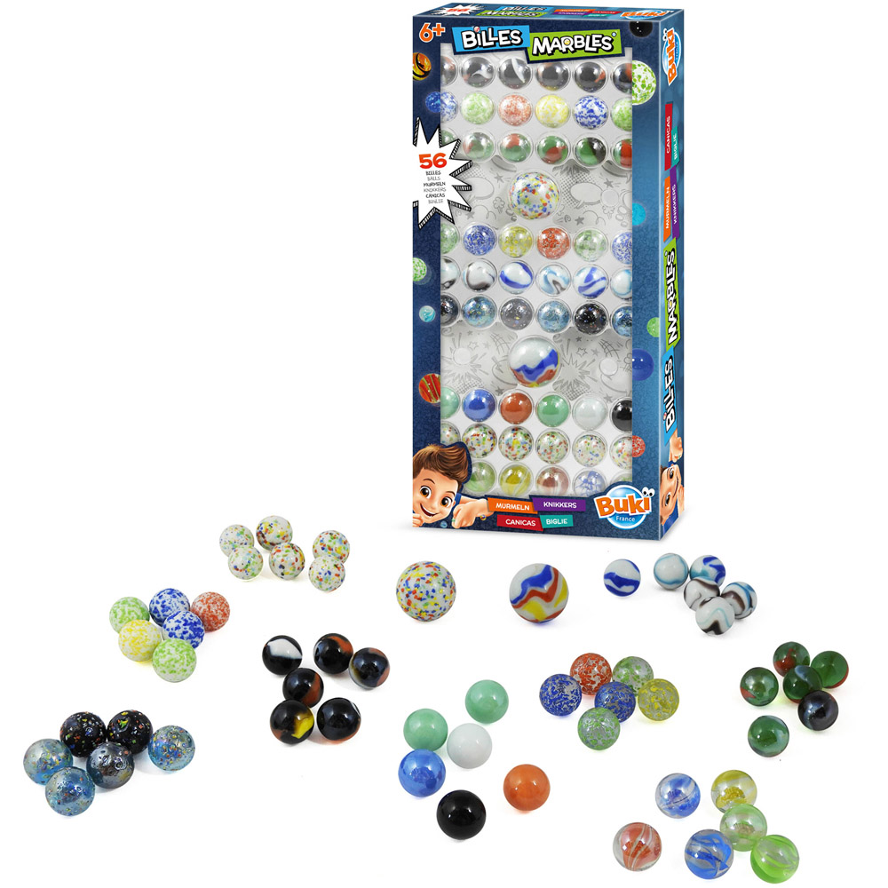Robbie Toys Box of 56 Marbles Image 2