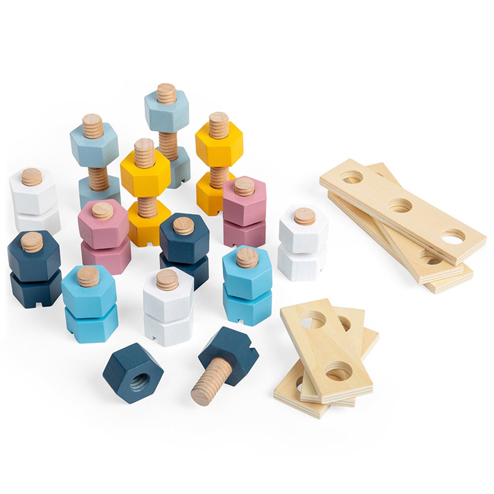 Bigjigs Toys 20 Piece Activity Work Bench Multicolour Image 6