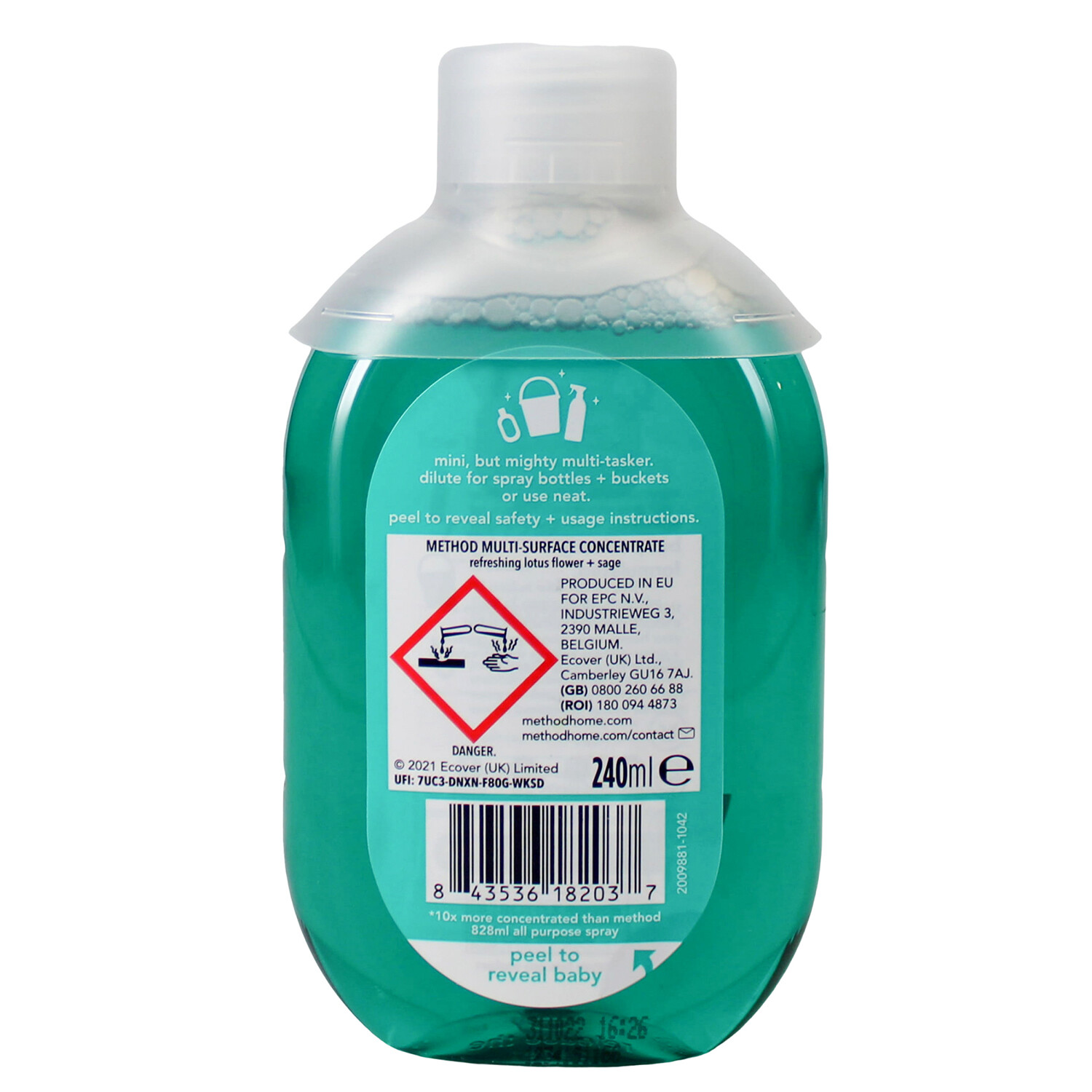 Method Multi-Surface Concentrate 240ml - Lotus Flower and Sage Image 2