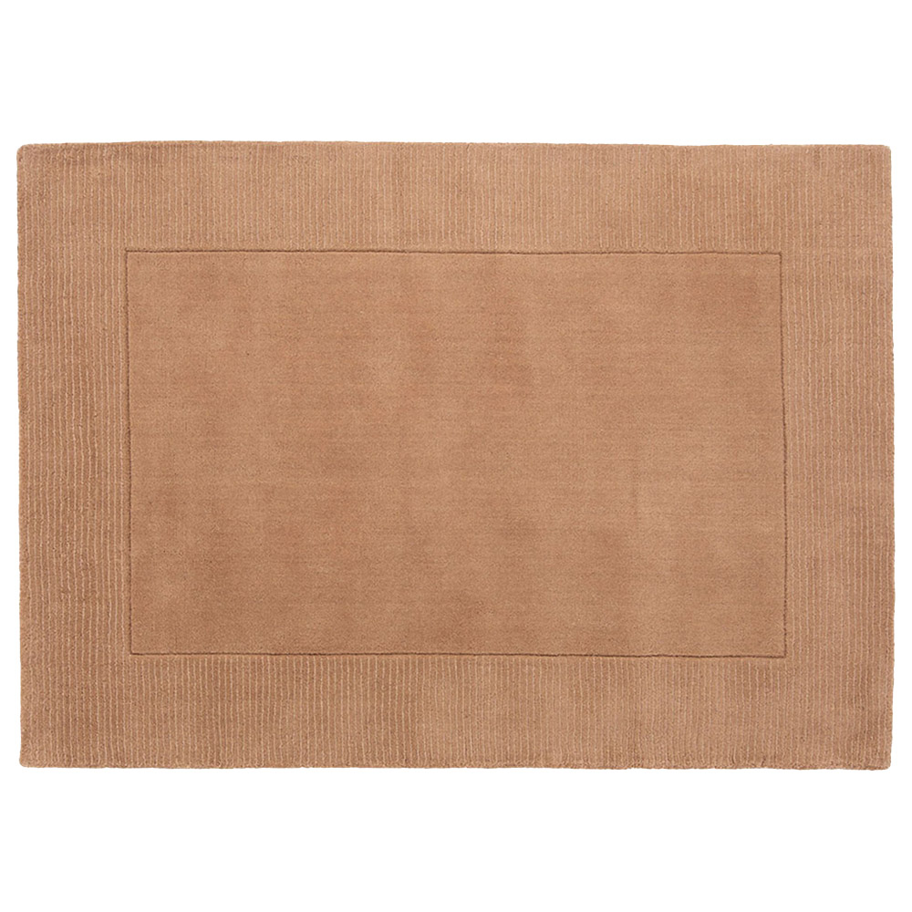 Esselle Home Esme Taupe Wool Rug 80 x 150cm Image 1