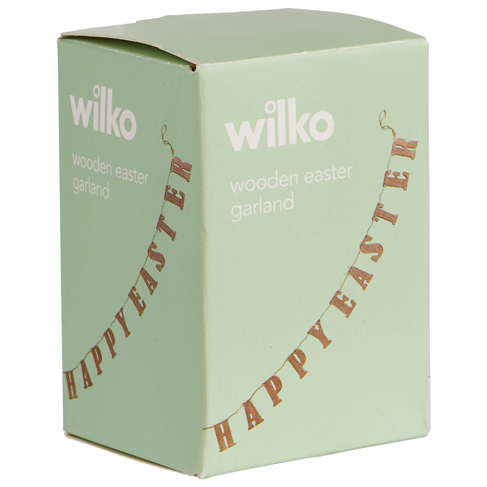Wilko Wooden Easter Garland Image 5