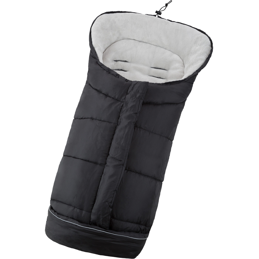 tectake Black Water Repellent Windproof Thermal Insulation Footmuff 97 x 47cm Image 1