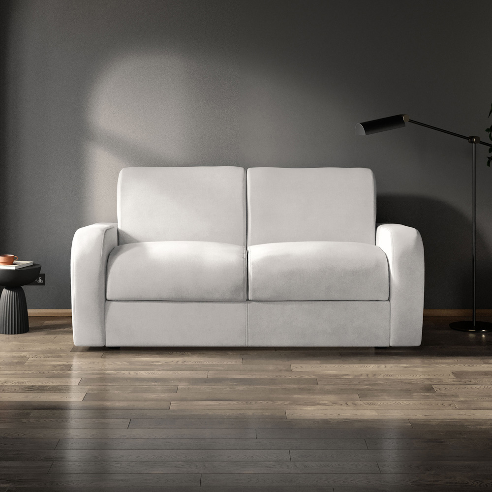 Jay-Be Deco 2 Seater Brushed Twill Smoke Sofa Bed with e-Sprung Mattress Image 6