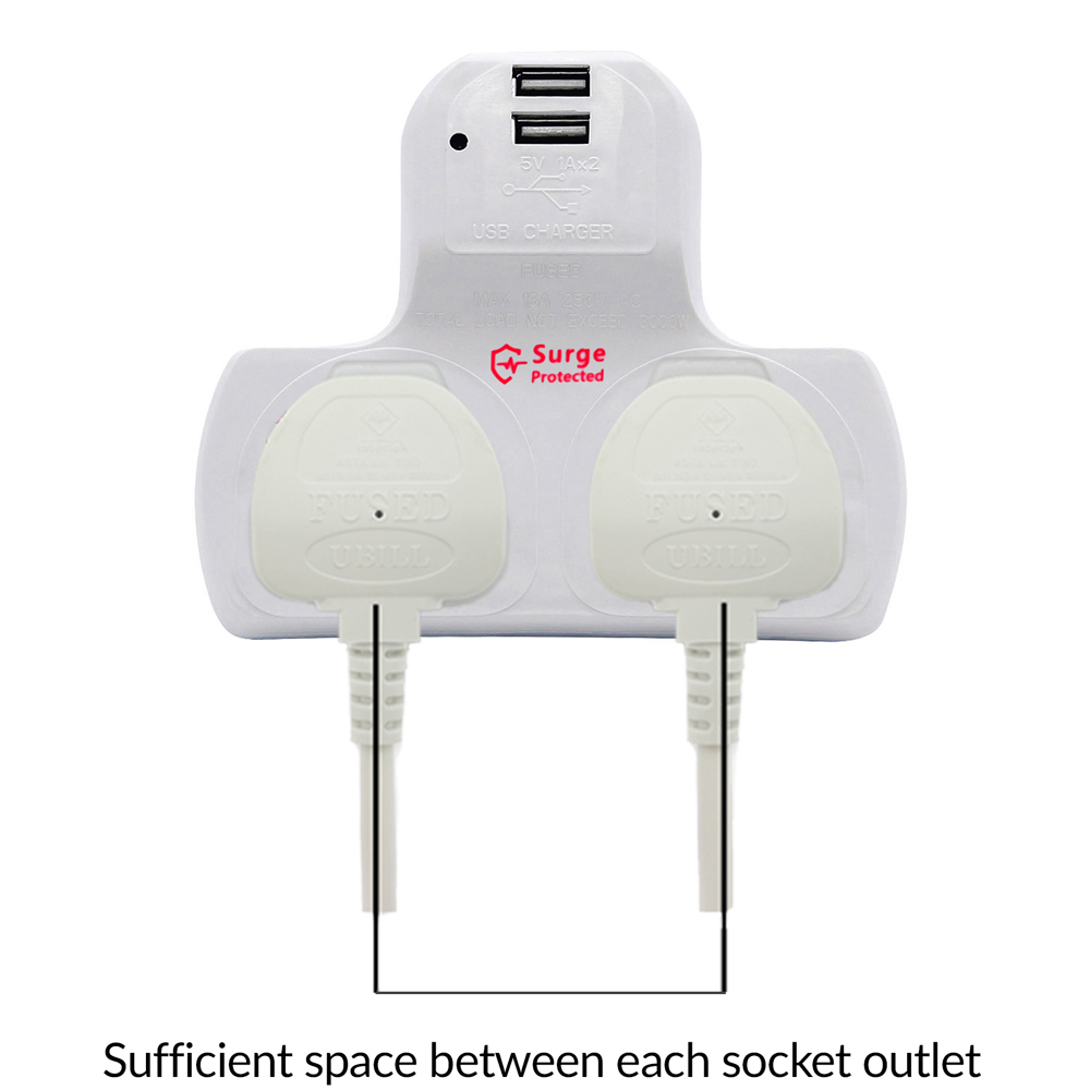 Innoteck 2 Way Multi Plug Adaptor Image 4