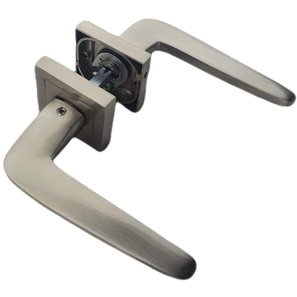 Golden Grace Satin Stainless Steel Venus Door Handles Set Image 3