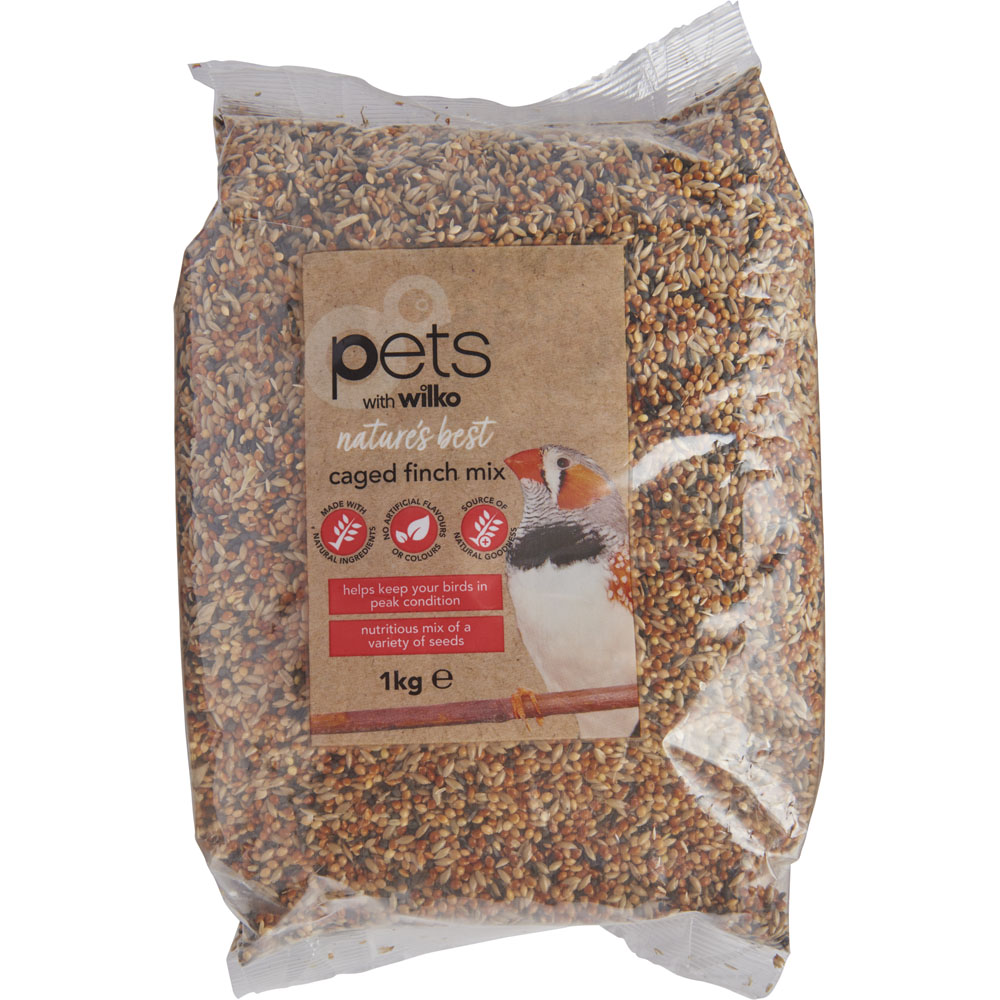 Wilko Finch Seed Mix for Caged Birds 1kg Image 1
