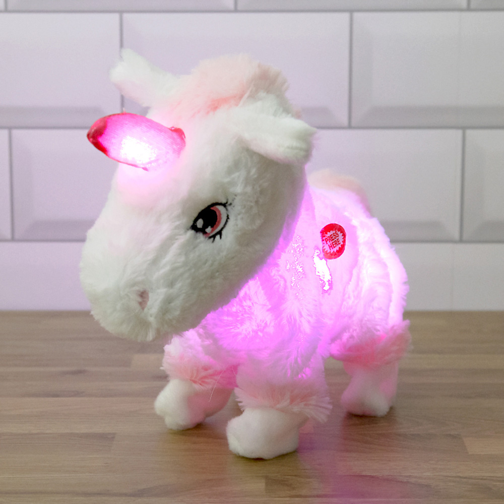 Global Gizmos Magical Plush Walking Unicorn Toy Image 4