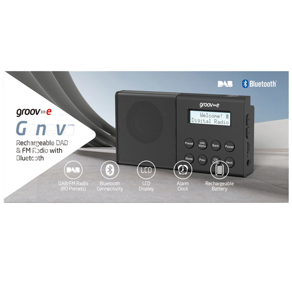 Groov-e Geneva Portable DAB and FM Digital Radio Image 7