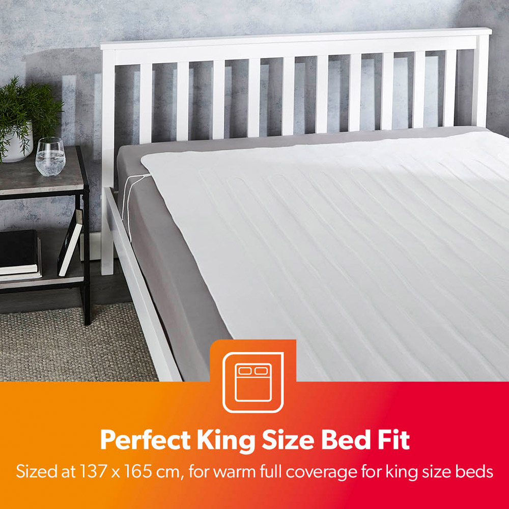 Geepas King Size Heated Electric Under Blanket 137 x 165cm Image 4