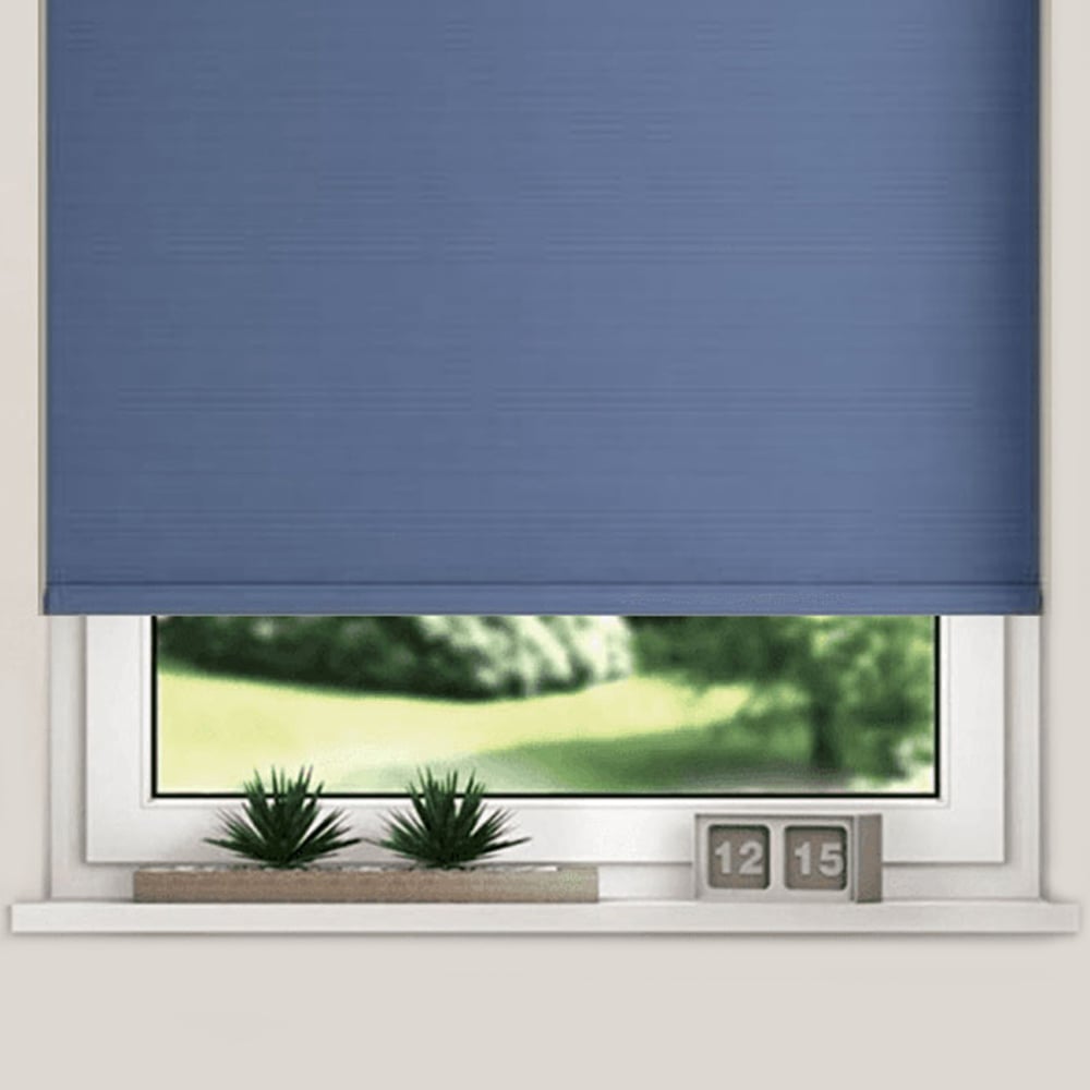 New Edge Blinds Blackout Roller Blinds Navy 180cm Image 3