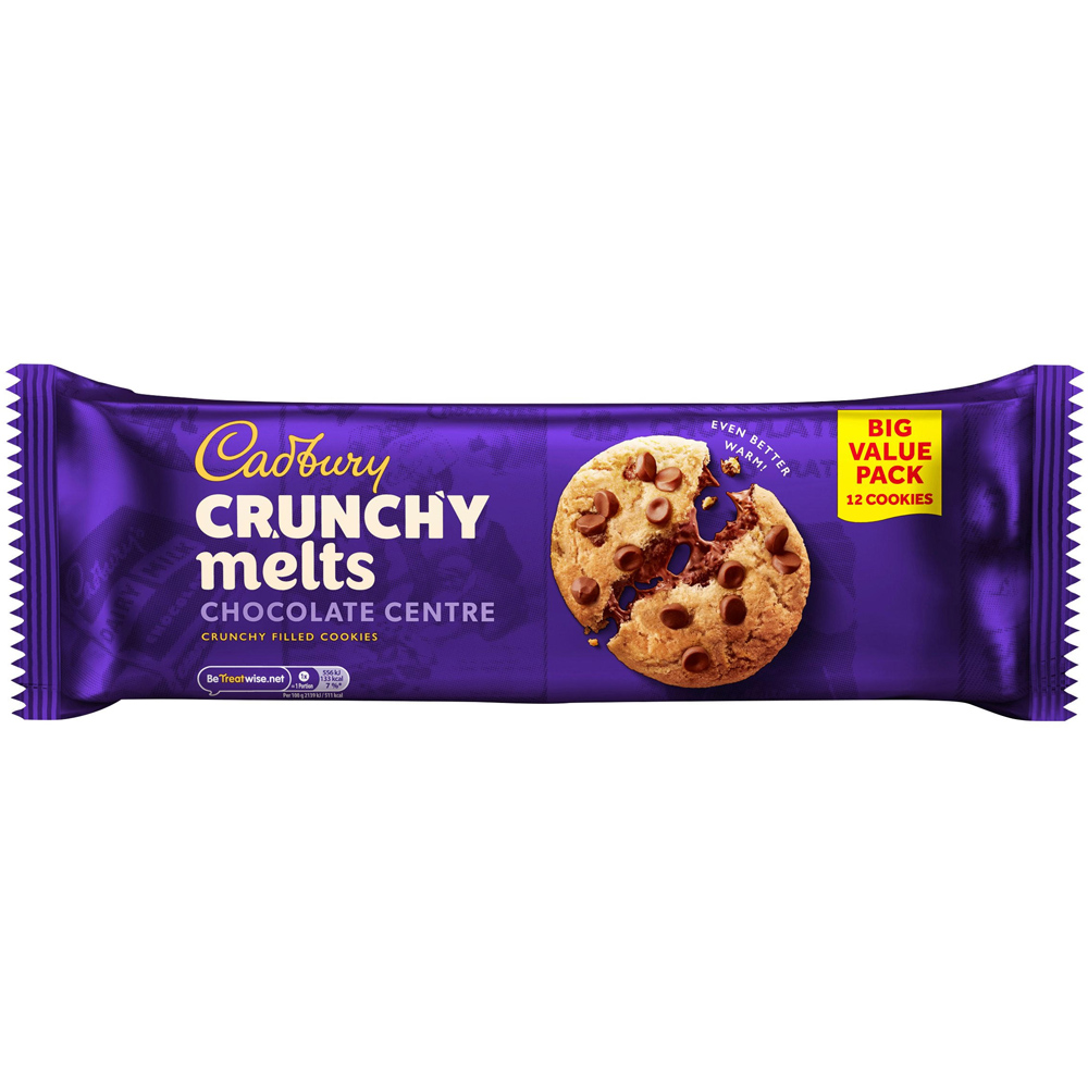 Cadbury Crunchy Melts Chocolate Cookies 312g Image