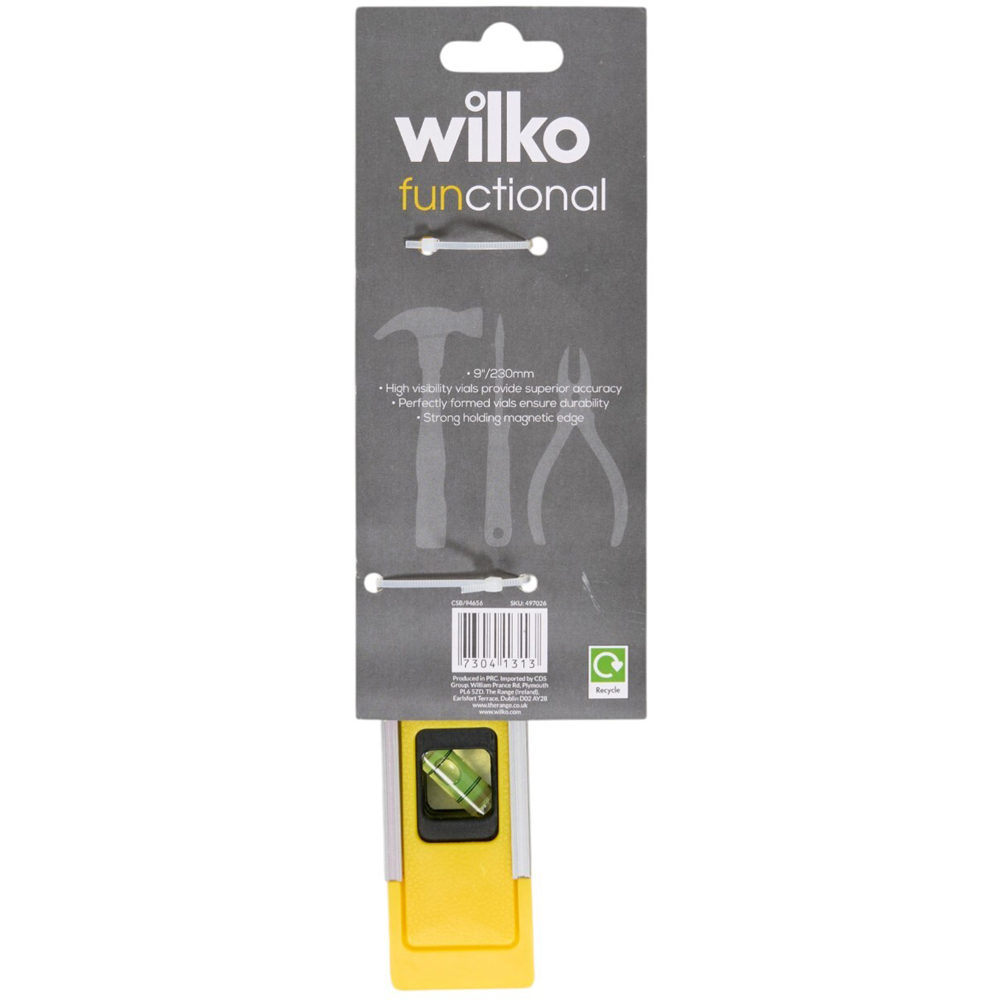 Functional Magnetic Spirit Level Yellow Image 3
