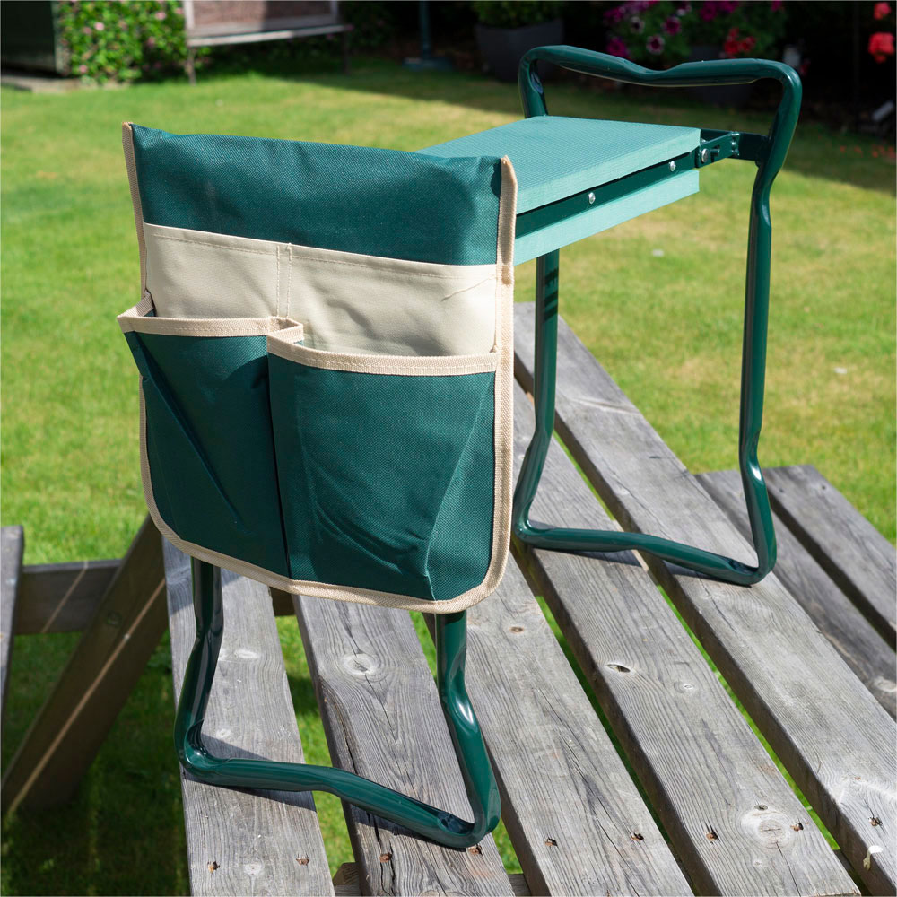 St Helens Folding Garden Kneeler Bench Image 2