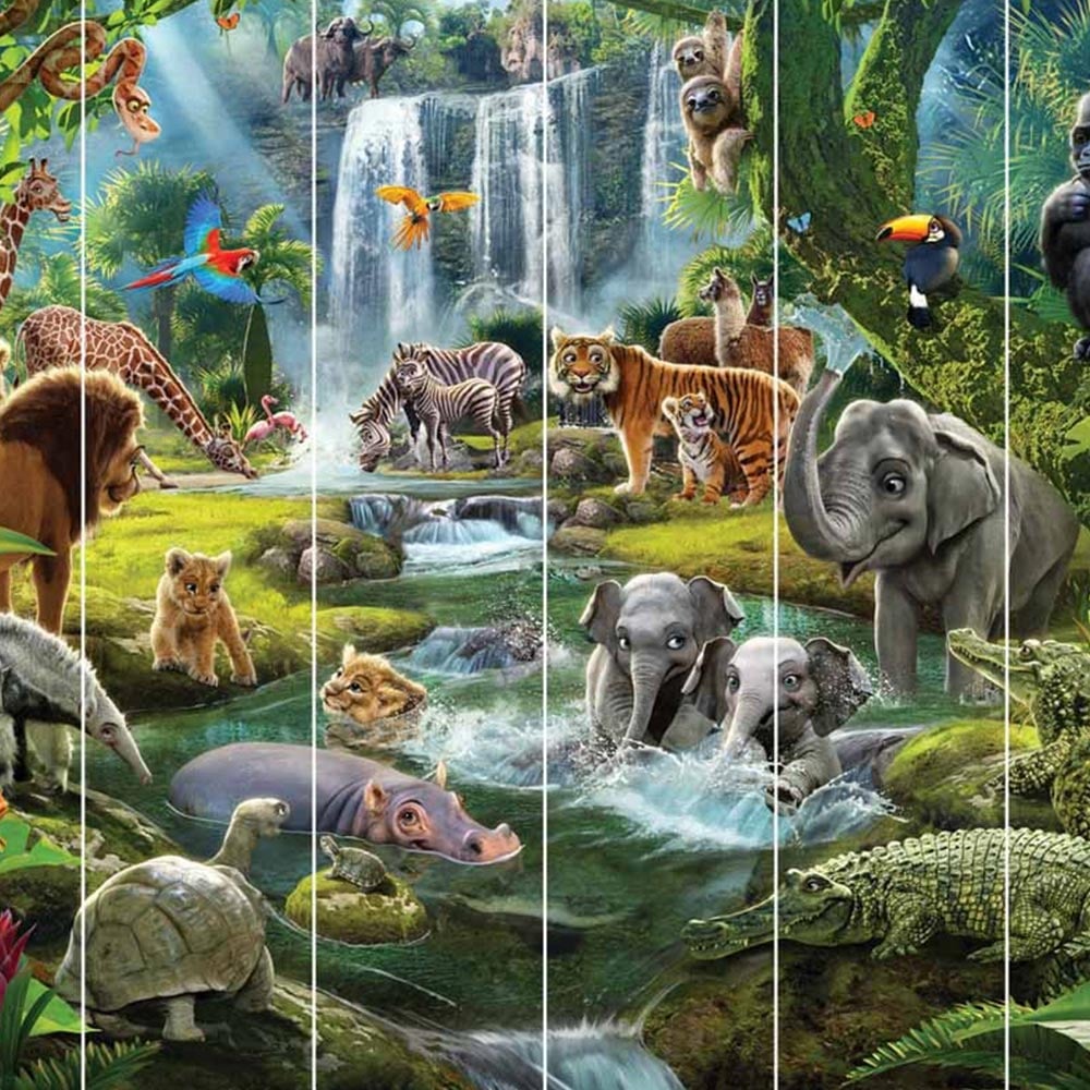 Walltastic Jungle Adventure Wall Mural Image 2