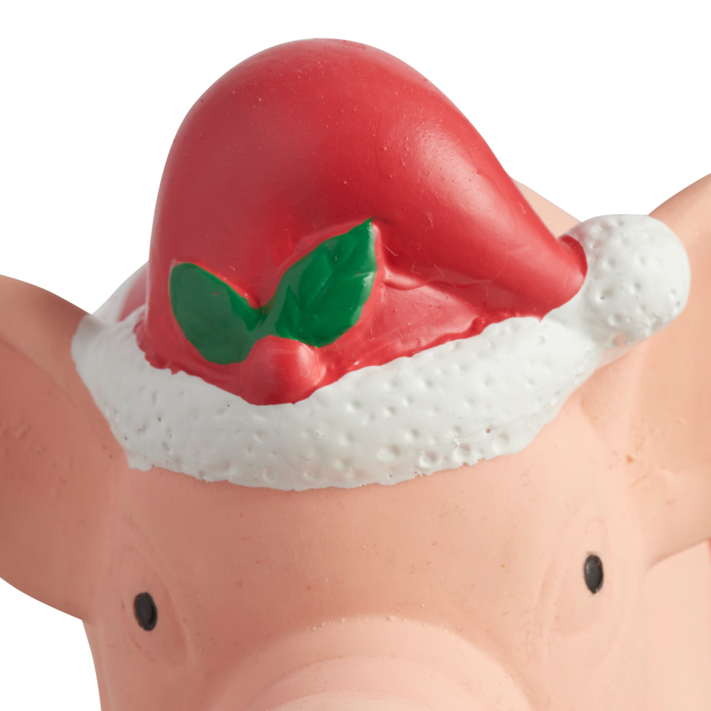 Wilko Latex Christmas Pig Dog Toy Image 4