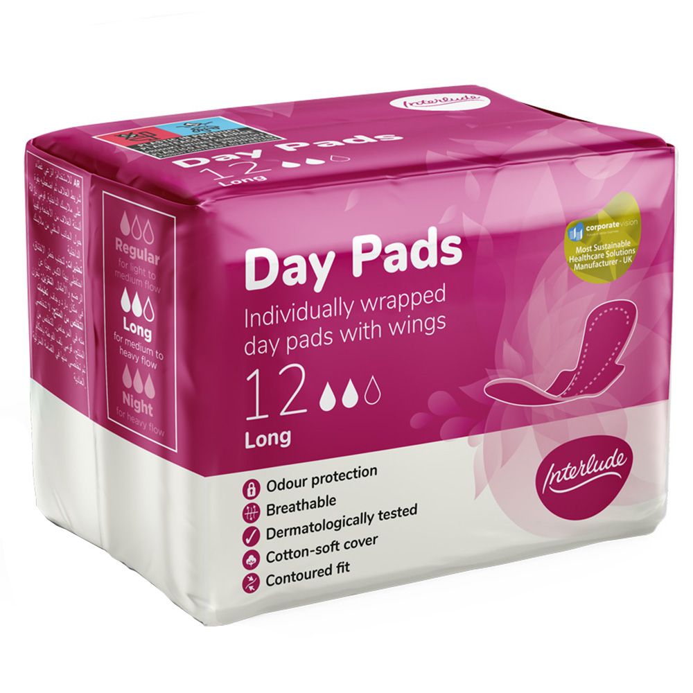 Interlude Long x12 Ultra Pads 12 Pack Wilko