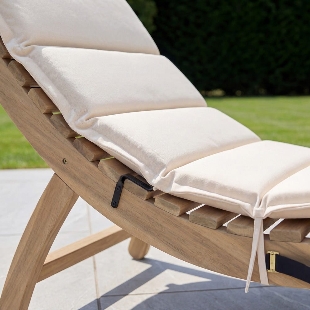 Artemis Home Solara Curve Beige Sun Lounger Image 4